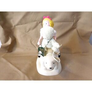 Snowbabies‎ Dept 56 Eloise On The Polar Express Bear  Guest Collection